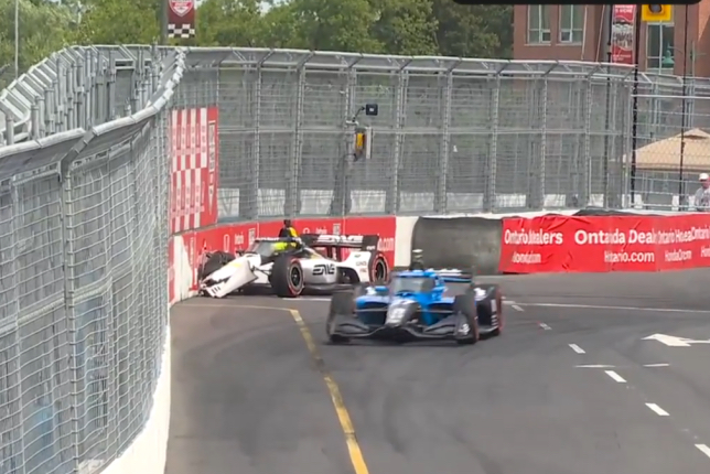 IndyCar: Мик Шумахер разбил машину, когда ехал восьмым